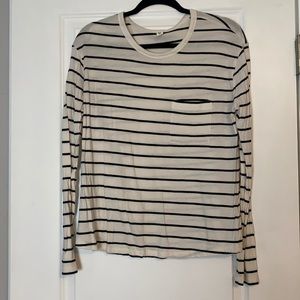 BP long sleeve pocket detail top